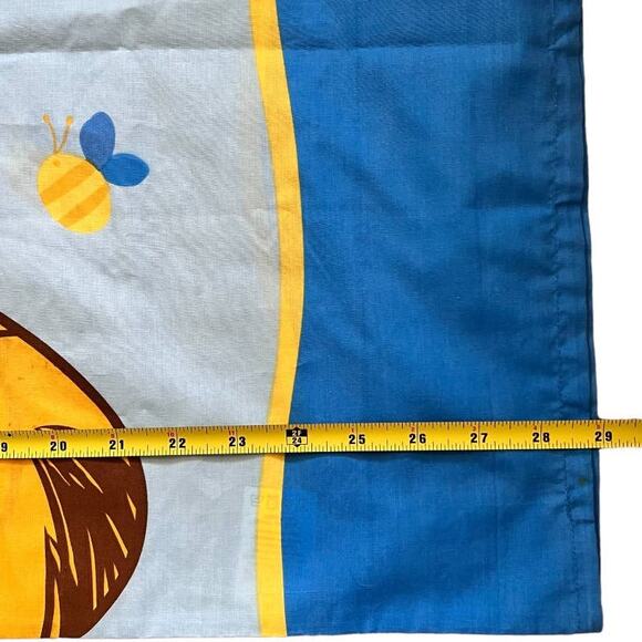 Disney Winnie the Pooh Tigger Pillowcase Refashion Fabric Blue - Picture 7 of 7